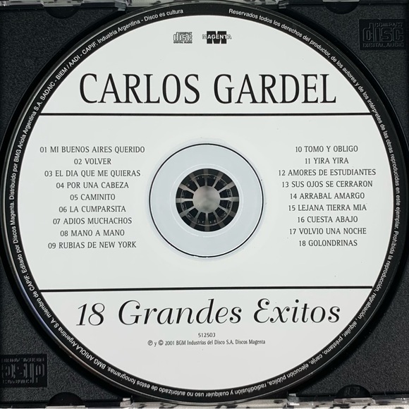 Carlos Gardel CD. - Picture 4 of 7